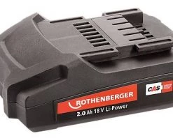 Rothenberger Accessoires Lot De Batterie 1000001652 RO BP18/2 Batterie 18 Volt 2.0 AH