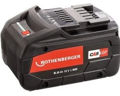 Rothenberger Accessoires Lot De Batterie 1000002549 RO BP18/8 Batterie 18 Volt 8.0 AH LiHD