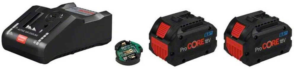 Bosch Bleu Accessoires Lot De Batterie 1600A016GP Pack 2 Batteries ProCORE18V 8.0Ah + Chargeur GAL 18V-160 C 1 Bosch Bleu Accessoires Lot De Batterie 1600A016GP Pack 2 Batteries ProCORE18V 8.0Ah + Chargeur GAL 18V-160 C