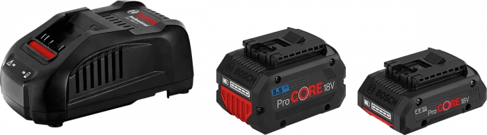 Bosch Bleu Accessoires Lot De Batterie 1600A0214A Pack Batteries 18V ProCORE18V 4.0Ah + 5.5Ah + Chargeur GAL 1880 CV 1 Bosch Bleu Accessoires Lot De Batterie 1600A0214A Pack Batteries 18V ProCORE18V 4.0Ah + 5.5Ah + Chargeur GAL 1880 CV