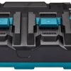 Makita Accessoires Chargeur De Batterie 191N09-8 Chargeur Rapide Duo XGT DC40RB