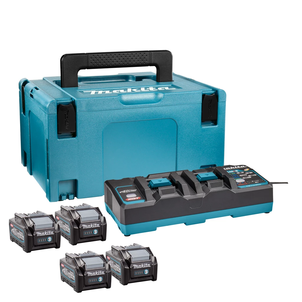 Makita Accessoires Lot De Batterie 191U28-6 Kit De Démarrage XGT DC40RB Dual Charger + 4 X Batterie BL4040 40V Max 4.0Ah Dans MBox 1 Makita Accessoires Lot De Batterie 191U28-6 Kit De Démarrage XGT DC40RB Dual Charger + 4 X Batterie BL4040 40V Max 4.0Ah Dans MBox