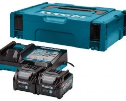 Makita Accessoires Lot De Batterie 191V15-1 Kit De Démarrage XGT DC40RC/2xBL4020 XGT 40V Max 2.0Ah Li-Ion + Chargeur DC40RC En MBox