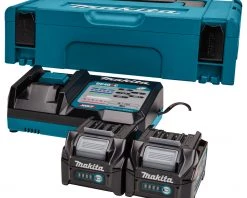 Makita Accessoires Lot De Batterie 191V27-4 Ensemble De Démarrage XGT DC40RC/2xBL4025 XGT 40V Max 2.5Ah Li-Ion + Chargeur DC40RC En MBox