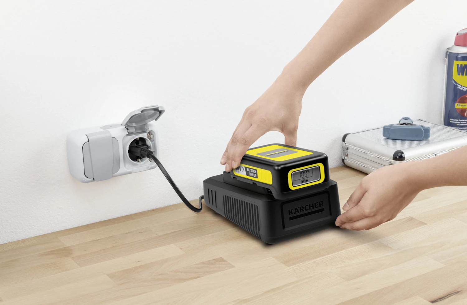 Kärcher Chargeur De Batterie 2.445-032.0 Chargeur Rapide Pour Batteries Li-Ion 18V 2 Kärcher Chargeur De Batterie 2.445-032.0 Chargeur Rapide Pour Batteries Li-Ion 18V – Image 2