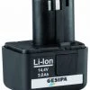Gesipa Lot De Batterie 271666440 Batterie Li-ion 14,4 V / 2,0Ah