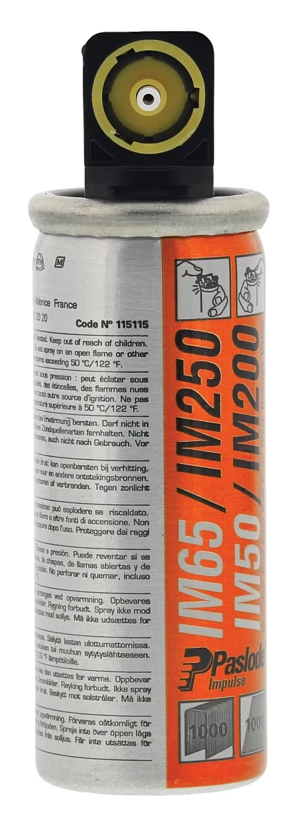 Paslode Accessoires Agrafeuse Pneumatique 300341 Cartouche De Gaz Jaune Pour IM50/IM65 2 Pièces 4 Paslode Accessoires Agrafeuse Pneumatique 300341 Cartouche De Gaz Jaune Pour IM50/IM65 2 Pièces – Image 4