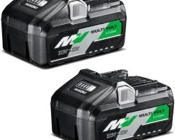 HIKOKI Accessoires Lot De Batterie 375575 TwinPack - BSL36B18 Batterie Multivolt 36V 4.0Ah/ 18V 8.0Ah Li-Ion
