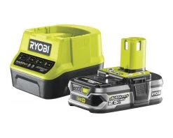 Ryobi Accessoires Lot De Batterie 5133003359 RC18120-125 Batterie One+ 18 Volt 2.5 Ah Li-ion + Chargeur