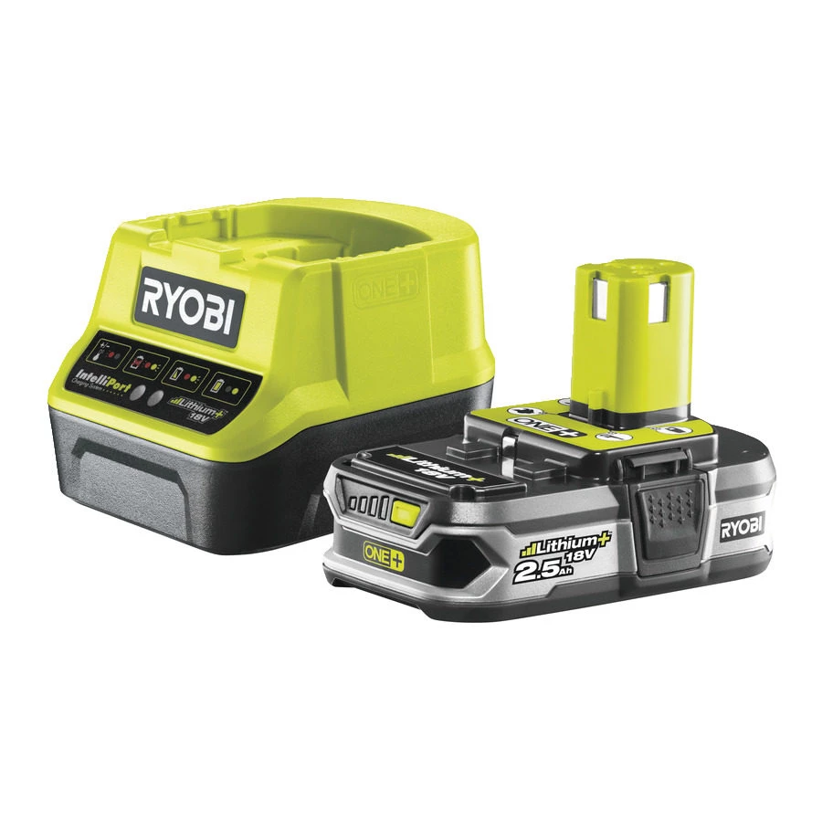 Ryobi Accessoires Lot De Batterie 5133003359 RC18120-125 Batterie One+ 18 Volt 2.5 Ah Li-ion + Chargeur 1 Ryobi Accessoires Lot De Batterie 5133003359 RC18120-125 Batterie One+ 18 Volt 2.5 Ah Li-ion + Chargeur