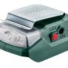 Metabo Accessoires Chargeur De Batterie 600298000 Adaptateur De Batterie PowerMaxx PA 12 LED-USB
