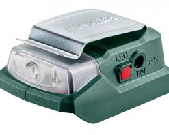 Metabo Accessoires Chargeur De Batterie 600298000 Adaptateur De Batterie PowerMaxx PA 12 LED-USB