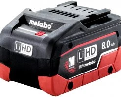 Metabo Accessoires Lot De Batterie 625369000 Batterie 18 Volt 8.0 Ah LiHD