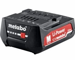 Metabo Accessoires Lot De Batterie 625406000 Batterie 12V 2.0Ah Li-Ion Li-Power