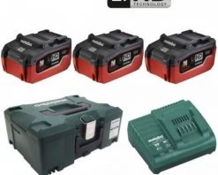 Metabo Accessoires Lot De Batterie Basis-Sets Sets De Base De Batteries Avec Chargeur 685069000