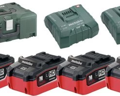 Metabo Accessoires Lot De Batterie Basis-Sets Sets De Base De Batteries Avec Chargeur 685111000