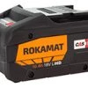 Rokamat Lot De Batterie Batterie 18 Volts 10,0 Ah Li-ion + Chargeur ASC145