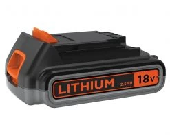 Black & Decker Lot De Batterie BL2518-XJ Batterie 18 Volt 2.5 Ah Li-ion