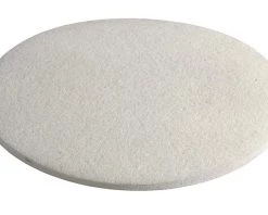 Ghibli Accessoires Monobrosse Autolaveuse C17-WH Tampon En Nylon Blanc - Très Doux 430mm 6 Pièces