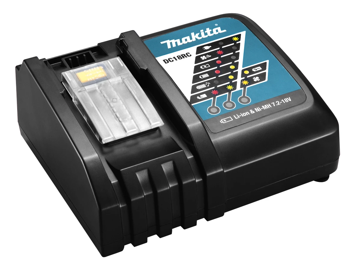 Makita Accessoires Chargeur De Batterie DC18RC Chargeur 7,2-18V Li-ion/Ni-Cd/Ni-MH 1 Makita Accessoires Chargeur De Batterie DC18RC Chargeur 7,2-18V Li-ion/Ni-Cd/Ni-MH