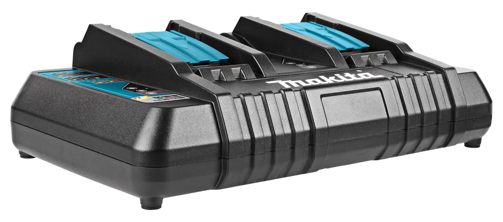 Makita Accessoires Chargeur De Batterie DC18RD Chargeur Rapide 2 Batteries 9,6-18 Volt Li-ion/Ni-MH 2 Makita Accessoires Chargeur De Batterie DC18RD Chargeur Rapide 2 Batteries 9,6-18 Volt Li-ion/Ni-MH – Image 2