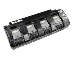 Makita Accessoires Chargeur De Batterie DC18SF Chargeur Multi-usages à 4 Ports Pour LXT 14.4 - 18 Volt