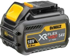 DeWalt Accessoires Lot De Batterie DCB118T2-QW Pack 2 Batteries XR FLEXVOLT 18V/54V 6Ah/2Ah Li-Ion + Chargeur Rapide