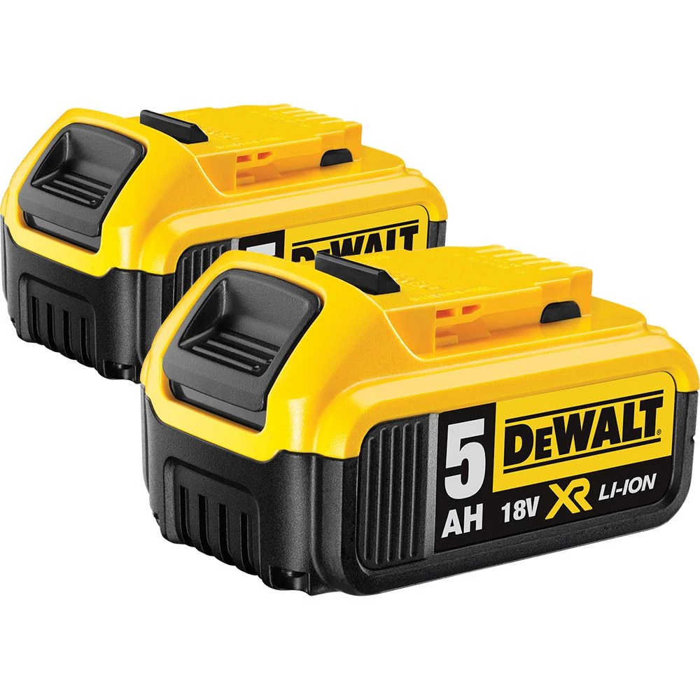 DeWalt Accessoires Lot De Batterie DCB184 Duopack - 2 X Batterie 18 Volt 5.0Ah Li-Ion 1 DeWalt Accessoires Lot De Batterie DCB184 Duopack - 2 X Batterie 18 Volt 5.0Ah Li-Ion