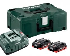 Metabo Accessoires Lot De Batterie Ensemble De Base 2 X LiHD 4.0 Ah + MetaLoc (685130000)