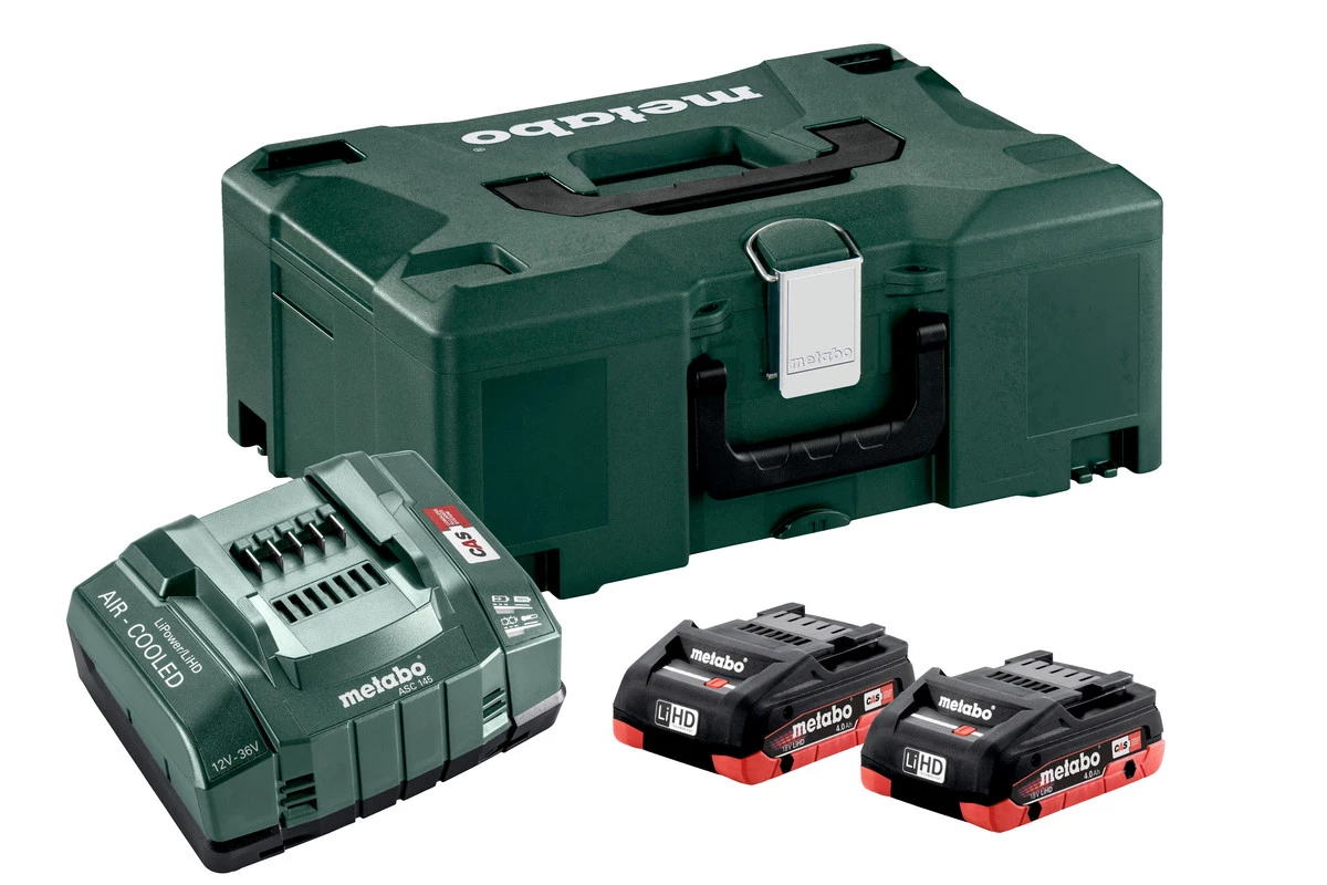 Metabo Accessoires Lot De Batterie Ensemble De Base 2 X LiHD 4.0 Ah + MetaLoc (685130000) 1 Metabo Accessoires Lot De Batterie Ensemble De Base 2 X LiHD 4.0 Ah + MetaLoc (685130000)