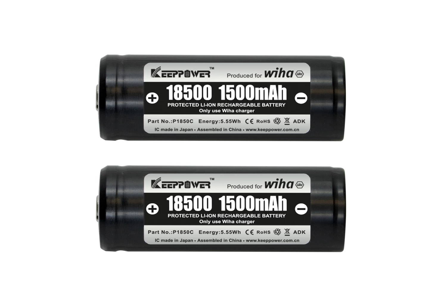 Wiha Lot De Batterie Jeu De Batteries 18500 Li-ion 2 Pièces En Boîte (41914) 1 Wiha Lot De Batterie Jeu De Batteries 18500 Li-ion 2 Pièces En Boîte (41914)