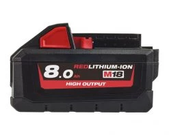 Milwaukee Accessoires Lot De Batterie M18™ HIGH OUTPUT™ Batterie 8.0 Ah HB8