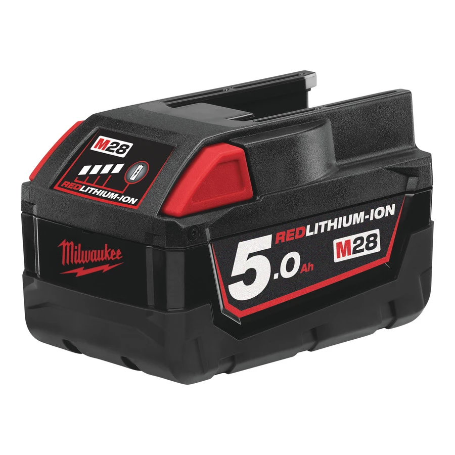 Milwaukee Accessoires Lot De Batterie M28™ Batterie Red Lithium 5.0 Ah B5 1 Milwaukee Accessoires Lot De Batterie M28™ Batterie Red Lithium 5.0 Ah B5