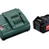 Metabo Accessoires Lot De Batterie Pack Batterie 1 X 18V 4.0Ah Li-Ion + 1 X Chargeur SC 30 685192000