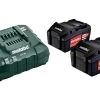 Metabo Accessoires Lot De Batterie Pack Batterie 2 X 18V 4.0Ah Li-Ion + 1 X Chargeur ASC 55 685050000