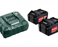 Metabo Accessoires Lot De Batterie Pack Batterie 2 X 18V 4.0Ah Li-Ion + 1 X Chargeur ASC 55 685050000