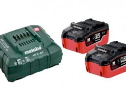 Metabo Accessoires Lot De Batterie Pack Batterie 2 X 18V LiHD 5,5Ah + 1 X Chargeur ASC 145 685122000