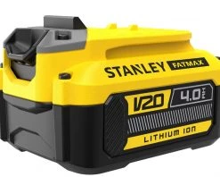 Stanley Lot De Batterie SFMCB204 V20 Batterie 18 Volt 4.0 Ah Li-ion