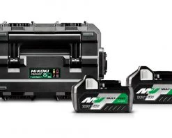 HIKOKI Accessoires Lot De Batterie UC18YTSLWA2 BoosterPack - 2 X BSL36A18 Batterie Multivolt 36V 2.5Ah/ 18V 5.0Ah Li-Ion + Multiload UC18YTSL