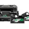 HIKOKI Accessoires Lot De Batterie UC18YTSLWB2 BoosterPack - 2 X BSL36B18 Batterie Multivolt 36V 4.0Ah/ 18V 8.0Ah Li-Ion + Multiload UC18YTSL